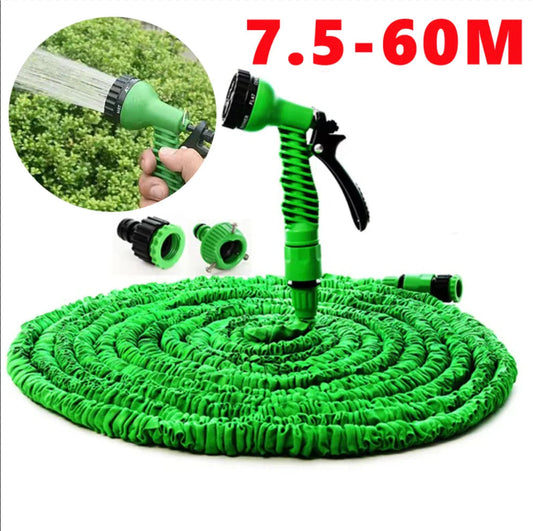 Expandable Water Hose Pipe 25–200FT – Lightweight Garden Hose with Spray Gun