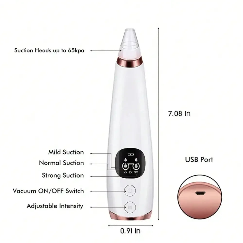 Blackhead Remover Vacuum – Electric Pore Cleaner & Acne Removal Tool - Yusra Cart
