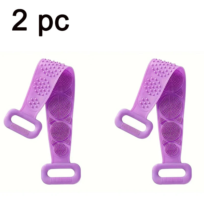 Silicone Back Scrubber Brush– Exfoliating Bath Scrubber & Back Cleaning Tool - Yusra Cart