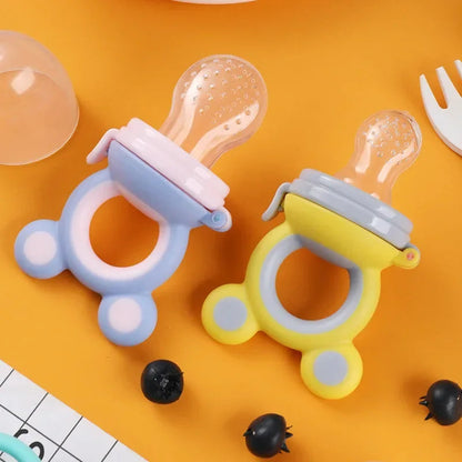 Silicone Baby Fruit Pacifier – Infant Teether & Food Feeding Tool