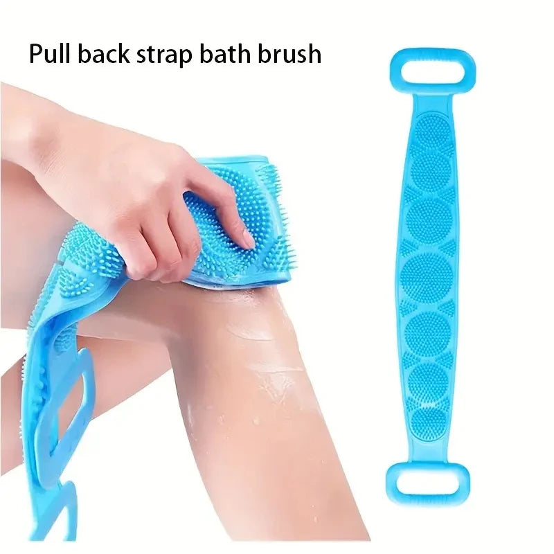 Silicone Back Scrubber Brush– Exfoliating Bath Scrubber & Back Cleaning Tool - Yusra Cart