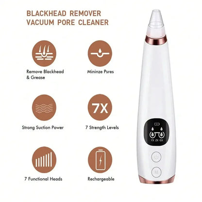 Blackhead Remover Vacuum – Electric Pore Cleaner & Acne Removal Tool - Yusra Cart