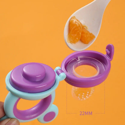 Silicone Baby Fruit Pacifier – Infant Teether & Food Feeding Tool