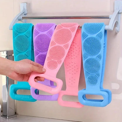 Silicone Back Scrubber Brush– Exfoliating Bath Scrubber & Back Cleaning Tool - Yusra Cart