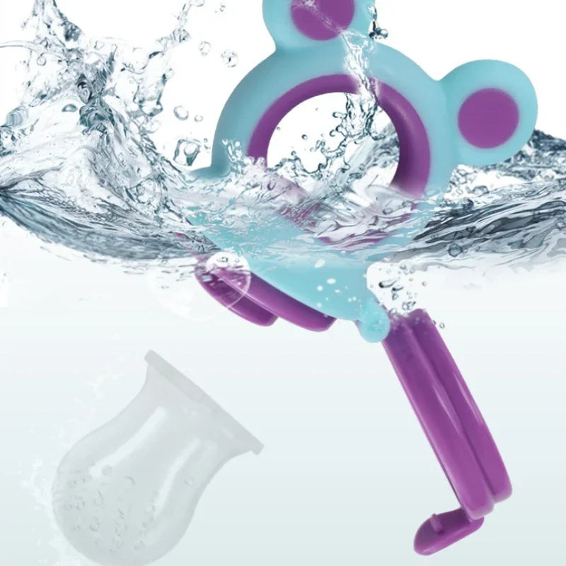 Silicone Baby Fruit Pacifier – Infant Teether & Food Feeding Tool