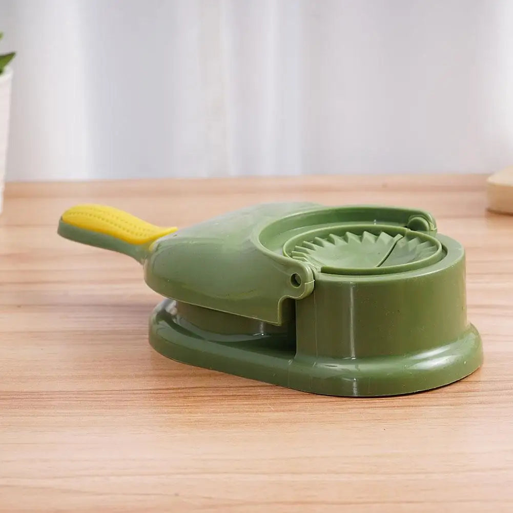 Manual Dumpling Maker – 2-in-1 Dough Press & Dumpling Mold Tool - Yusra Cart
