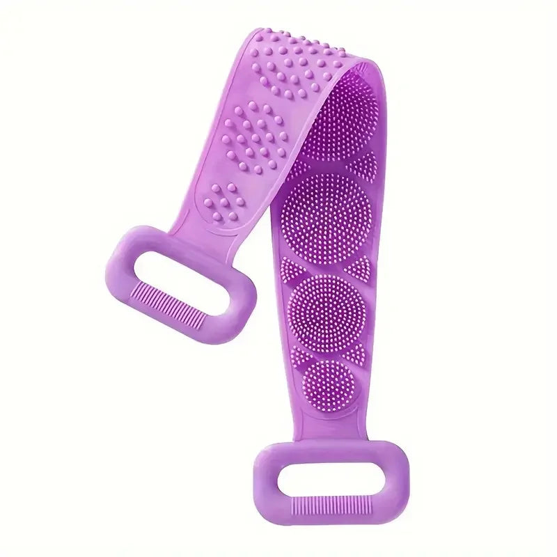 Silicone Back Scrubber Brush– Exfoliating Bath Scrubber & Back Cleaning Tool - Yusra Cart