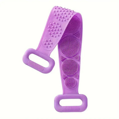 Silicone Back Scrubber Brush– Exfoliating Bath Scrubber & Back Cleaning Tool - Yusra Cart
